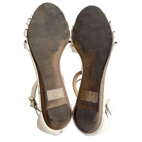 Report Signature Women’s White "Lauri” Gladiator Sandals Size 8.5 - Picture 4 of 6